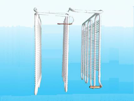 Wire tube evaporator