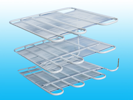 finned evaporator for refrigerator